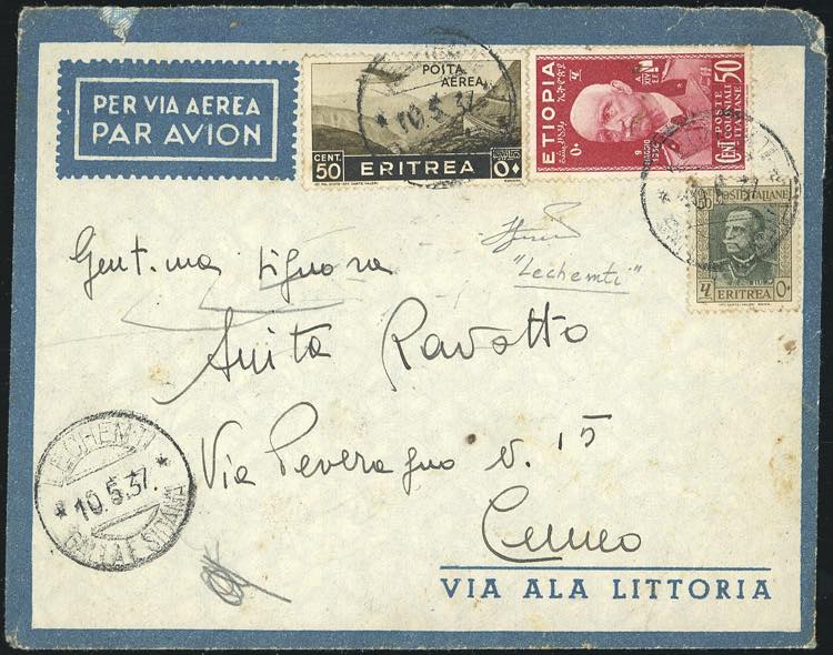 1937 - 50 cent. Vittorio Emanuele ... 
