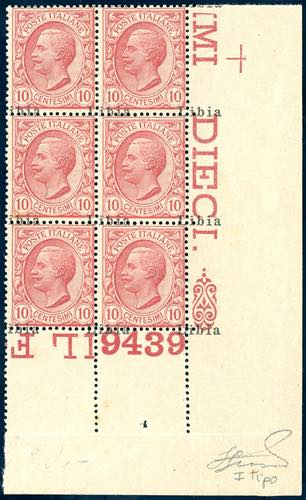 1912 - 10 cent. rosa Leoni, ... 