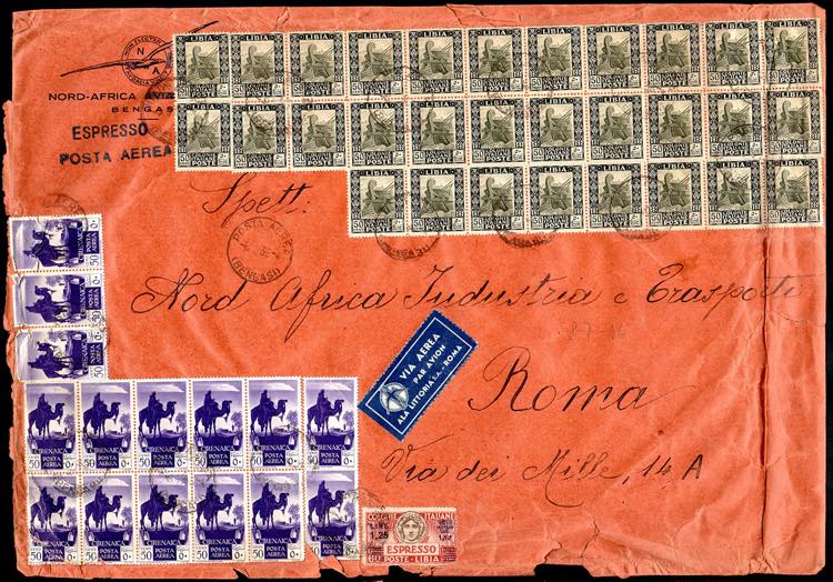 1936 - 50 cent. Pittorica, blocco ... 