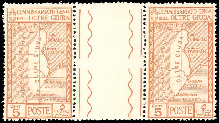 1926 - 5 cent. arancio Annessione ... 