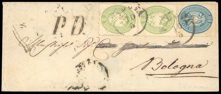 1864 - 3 soldi verde, coppia ... 
