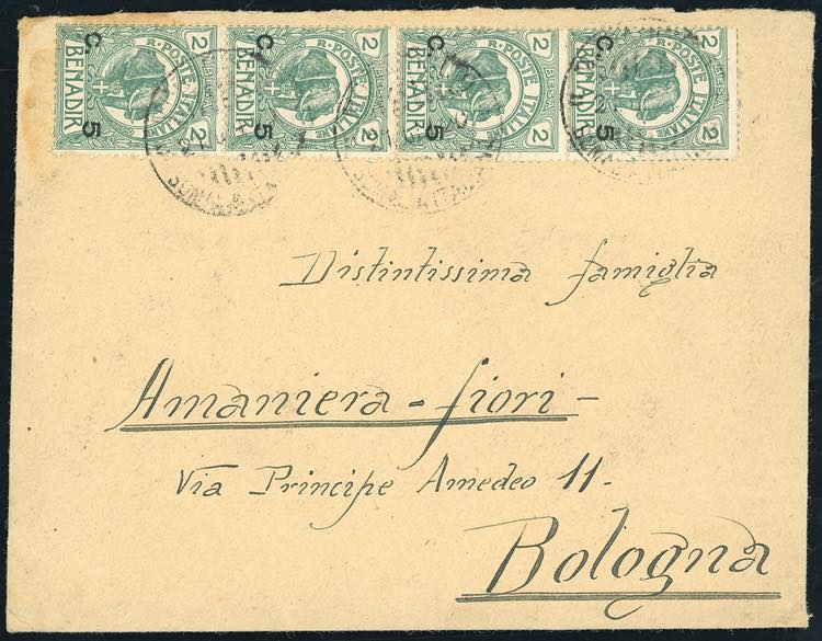 1920 - 5 cent. su 2 b. Elefanti ... 