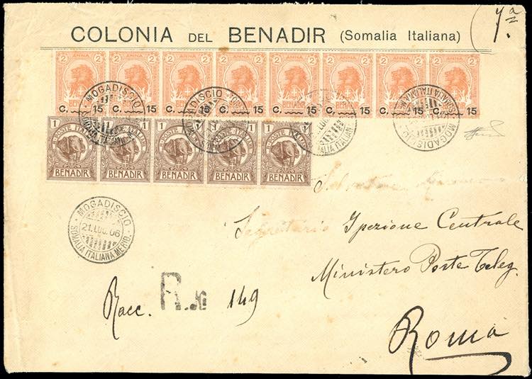 1906 - 15 cent. su 2 anna, ... 