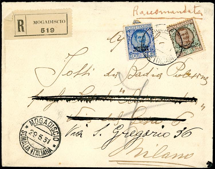 1931 - 1 lira, 1,25 lire Floreale ... 