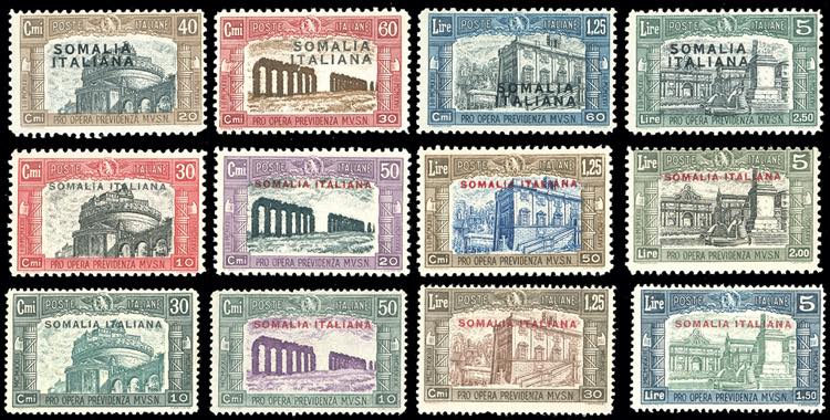 1927/30 - Milizia, le tre ... 