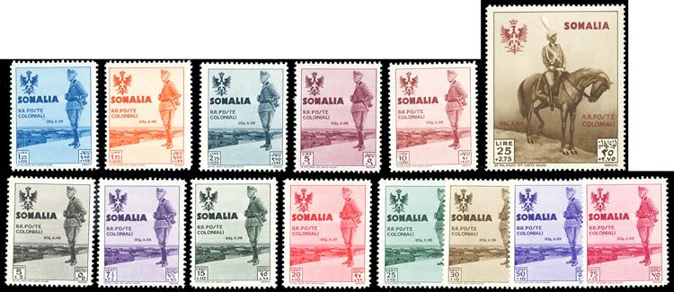 1935 - Visita del Re, serie ... 