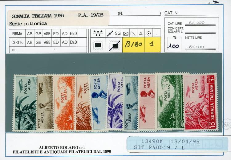 POSTA AEREA 1936 - Soggetti ... 