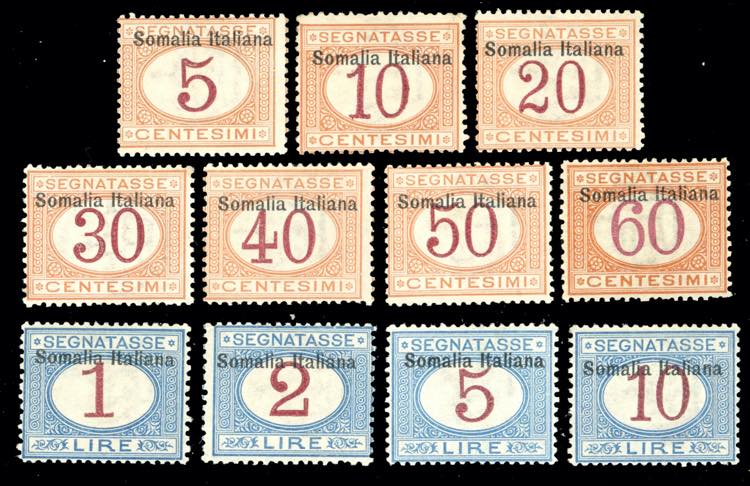 SEGNATASSE 1909 - Somalia Italiana ... 