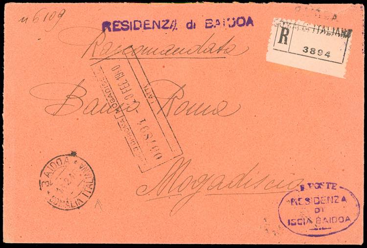 ANNULLAMENTI-ISCIA BAIDOA - Busta ... 