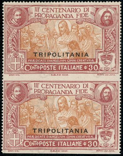 1923 - 30 cent. Propaganda Fide, ... 