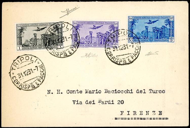 POSTA AEREA 1931 - 50 cent., 80 ... 