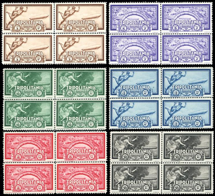 POSTA AEREA 1933 - Zeppelin, serie ... 