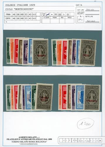 1929 - Montecassino, serie ... 