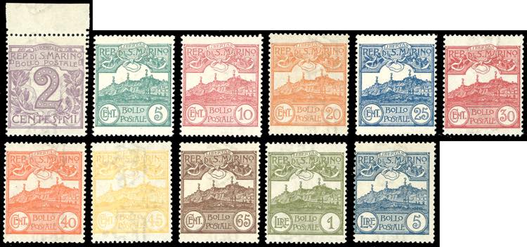 1903 - Cifra o Veduta, serietta di ... 