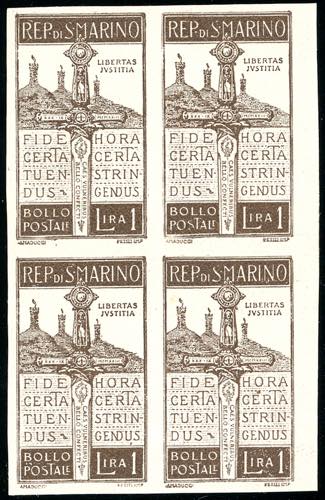 1923 - 1 lira Pro Volontari, prova ... 