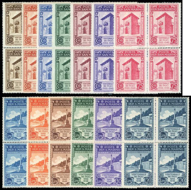 1943 - Ventennale dei Fasci, non ... 