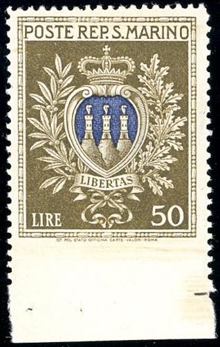 1946 - 50 lire Stemmi, non ... 