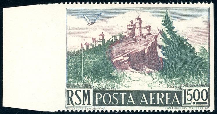 1950 - 500 lire Vedute, non ... 