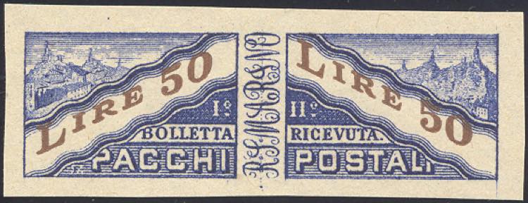 1956 - 50 lire oltremare cupo e ... 