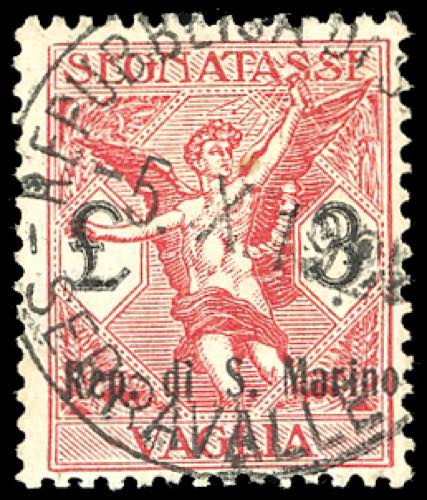 1924 - 3 lire (6), perfetto, usato ... 