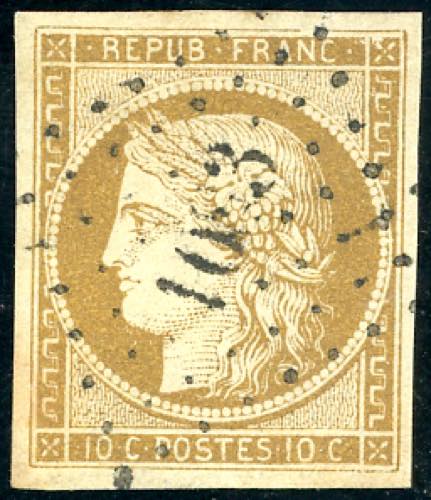 FRANCIA 1849 - 10 cent. Ceres (1), ... 