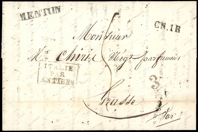 MONACO 1834 - Lettera ... 