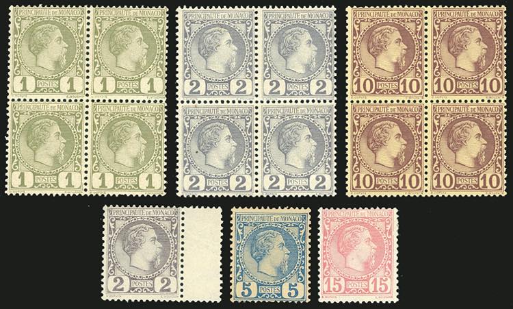 MONACO 1885 - Carlo III, piccolo ... 