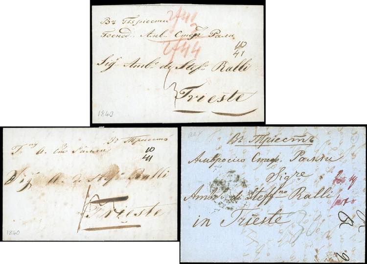 RUSSIA UCRAINA 1840/61 - Tre ... 