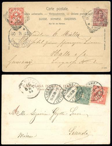 SVIZZERA 1899/1901 - 10 c. Cifra ... 