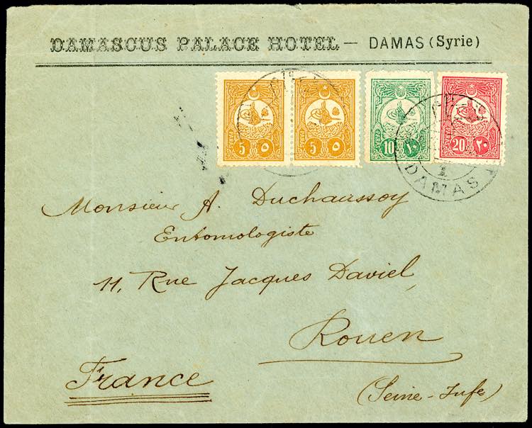 TURCHIA-SIRIA 1908 - 10 pa., 20 ... 