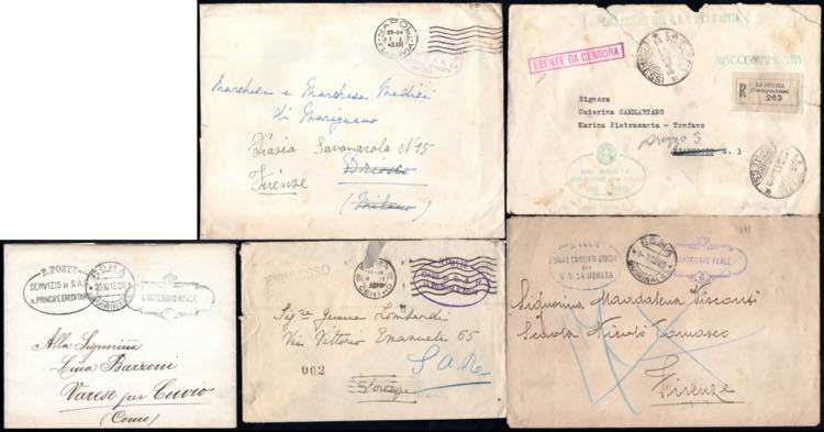 REGNO DITALIA 1915/1943 - Cinque ... 