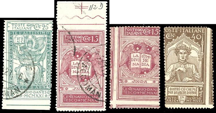 REGNO DITALIA 1921 - Dante ... 