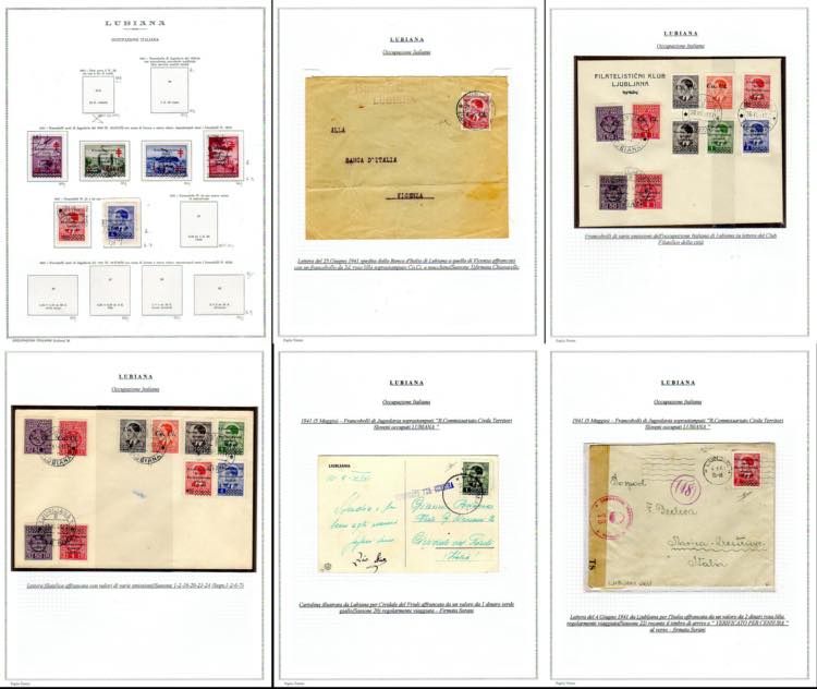 LUBIANA OCCUPAZIONE ITALIANA 1941 ... 