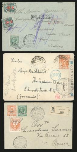 LIBIA 1916/1940 - Tre interessanti ... 