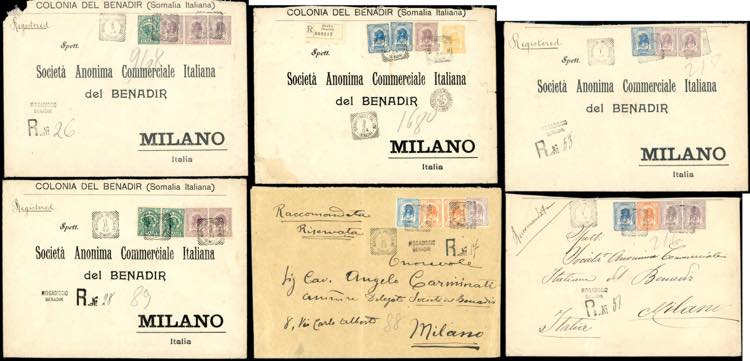 SOMALIA 1903/1904 - Eccezionale ... 