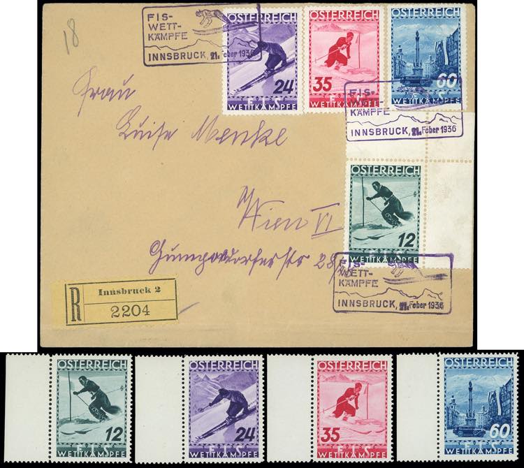 AUSTRIA 1936 - Campionati di sci ... 