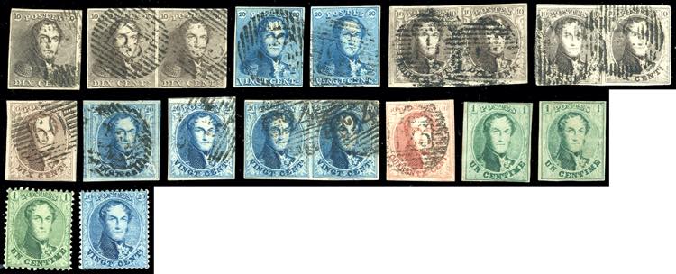 BELGIO 1849/1863 - Bellinsieme di ... 