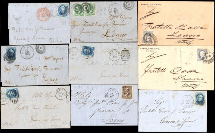 STATI UNITI 1870/1880 - Nove ... 