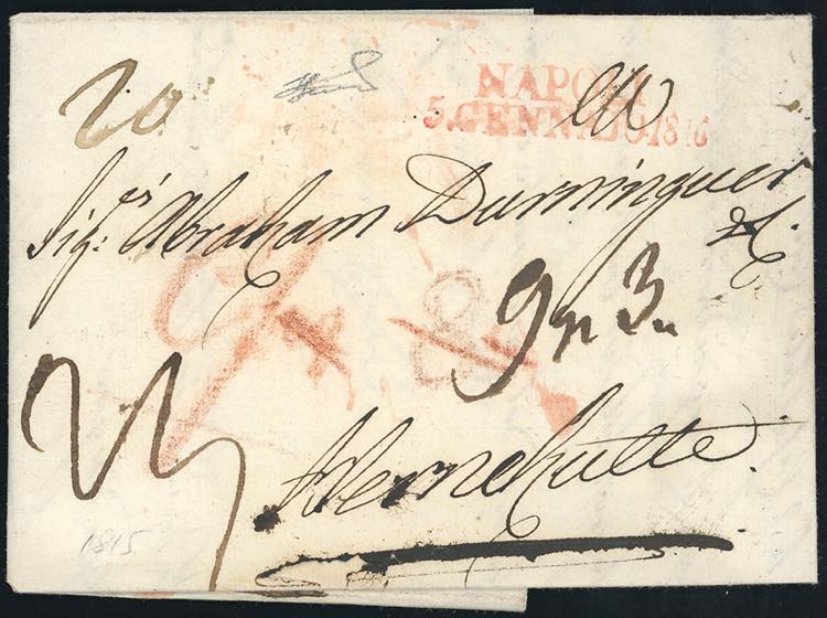 NAPOLI-TURCHIA 1816 - Lettera ... 