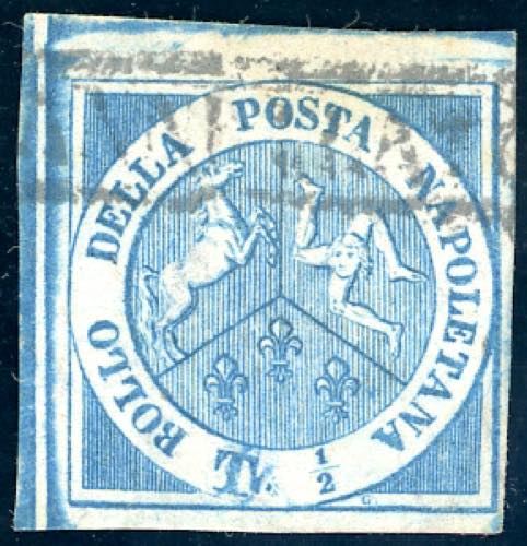 1860 - 1/2 tornese azzurro ... 