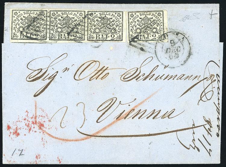 PONTIFICIO-AUSTRIA 1865 - 2  baj ... 