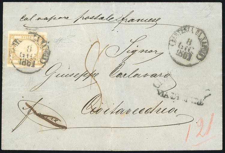 1861 - 10 grana bistro oliva ... 