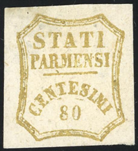 1859 - 80 cent. bistro oliva (18), ... 