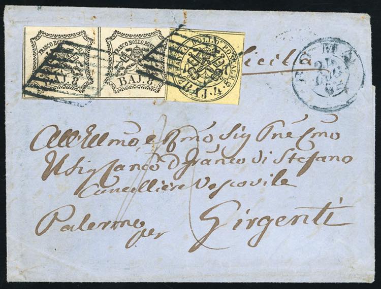 1862 - 4 baj giallo chiaro, 8 baj ... 