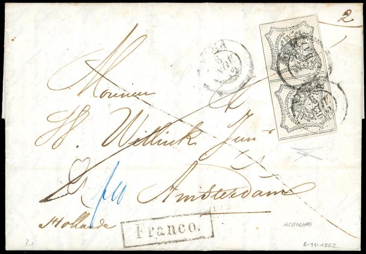 STATO PONTIFICIO-OLANDA 1852 - 8 ... 