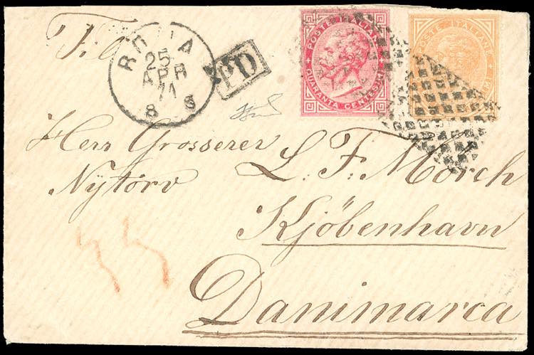 1871 - 10 cent. e 40 cent. De La ... 