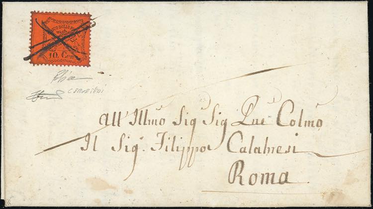 ACQUAPENDENTE, bollo di tassa 20 ... 