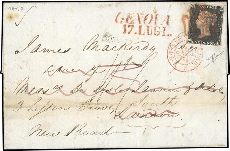 SARDEGNA-GRAN BRETAGNA 1840 - ... 