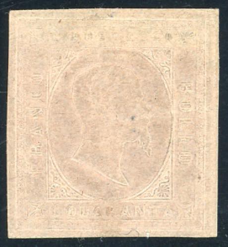 1853 - 40 cent. rosa chiaro (6), ... 