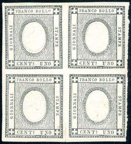 1861 - 1 cent. errore di cifra 2 ... 